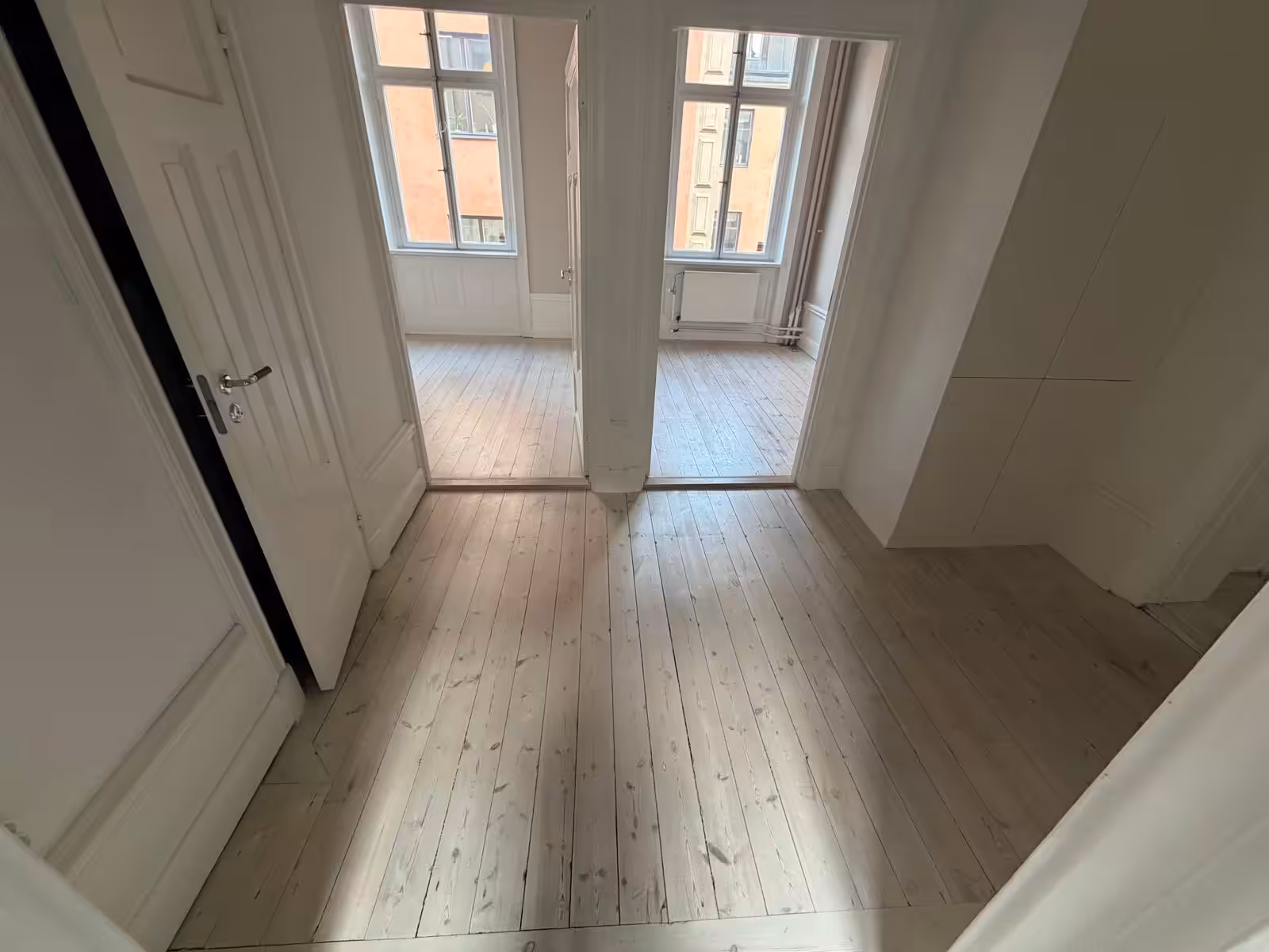 Före golvslipning i Stockholm