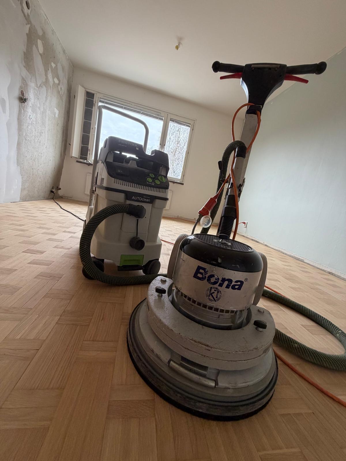 Golvläggning i detalj